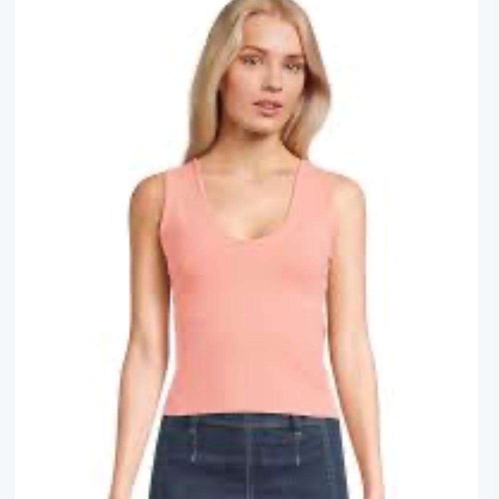 Free People Intimately Clean Lines Muscle Tank Seamless Scoop Women's Size XS/S
